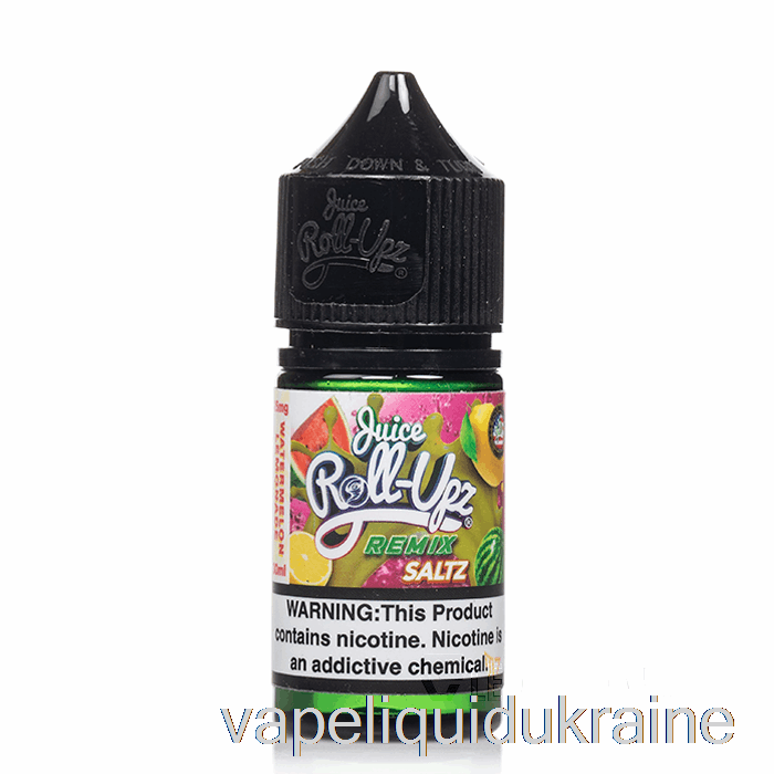 Vape Liquid Ukraine Watermelon Lemonade - Juice Roll Upz Remix Salts - 30mL 50mg